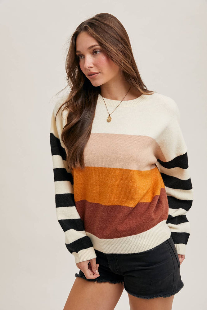 Color Block Sweater