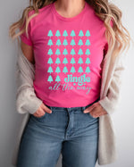 Jingle All the Way Pink Tee