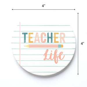 Ceramic Coaster - Teacher Life