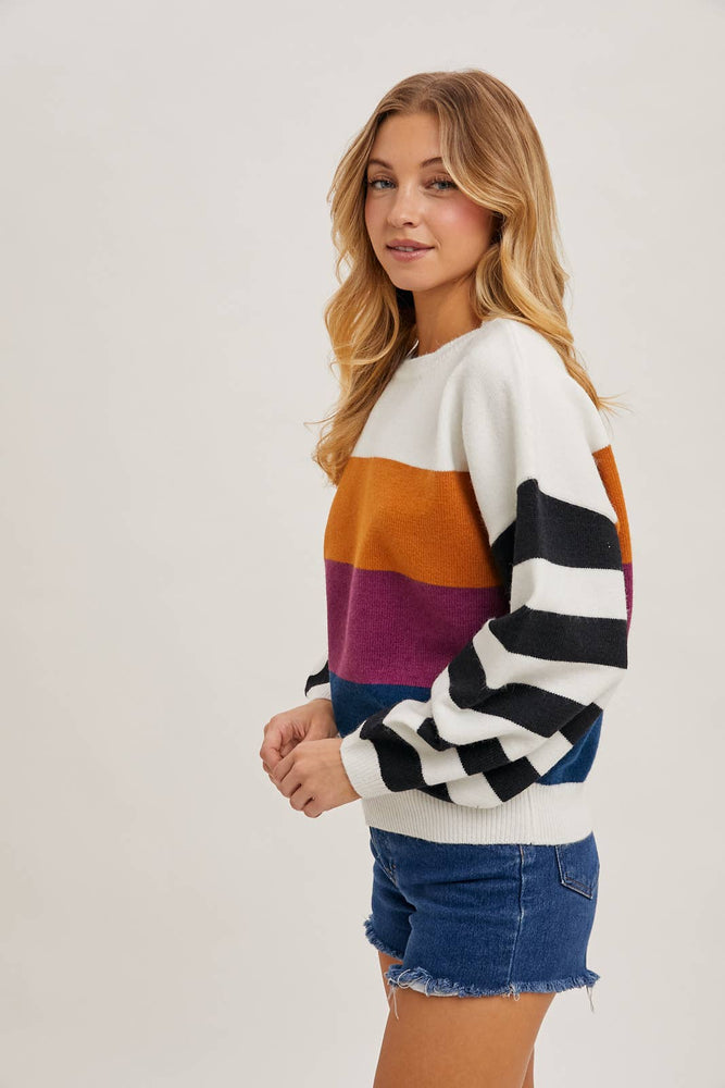 Color Block Sweater