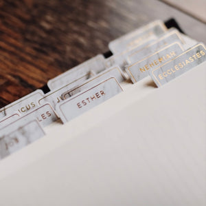 Marble Bible Tabs