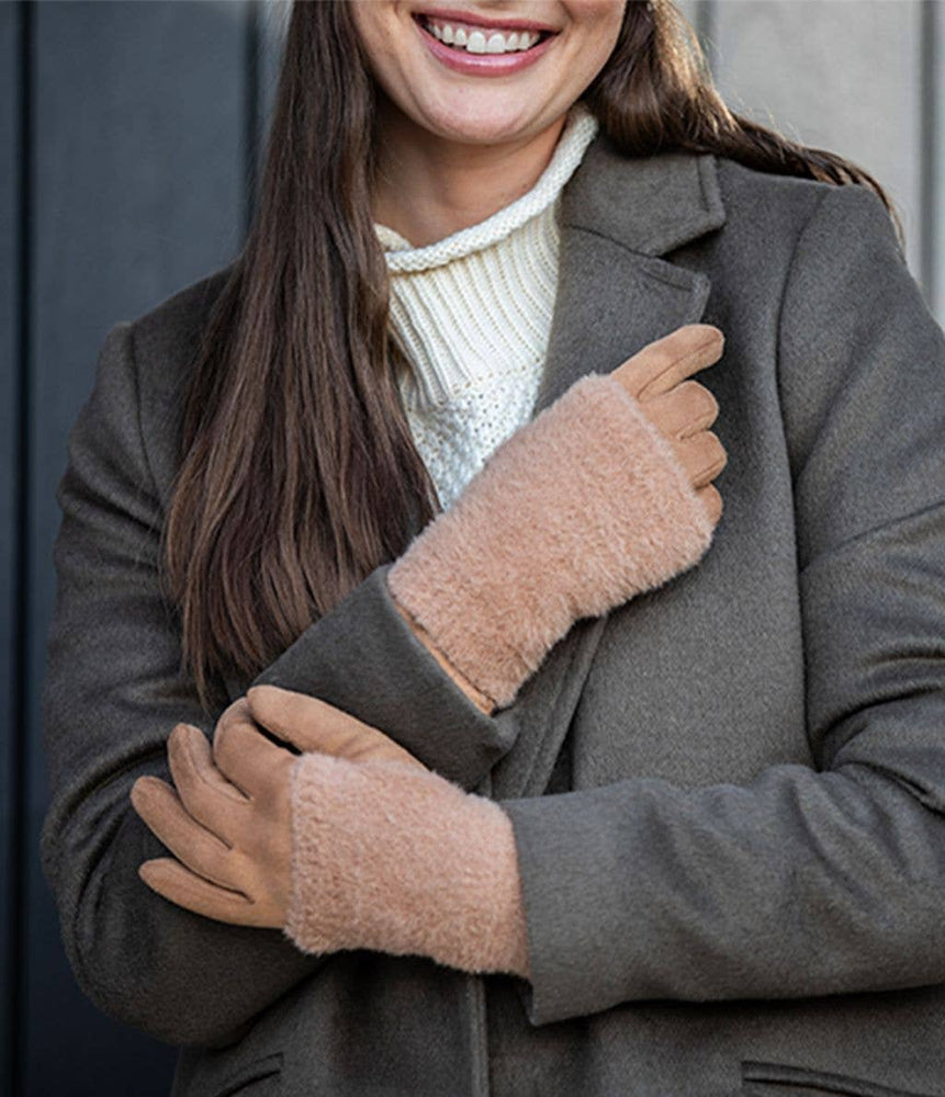 Bristol 2-in-1 Fingerless Gloves - Tan