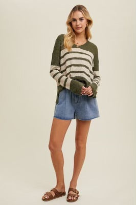 Noelle Olive Sweater