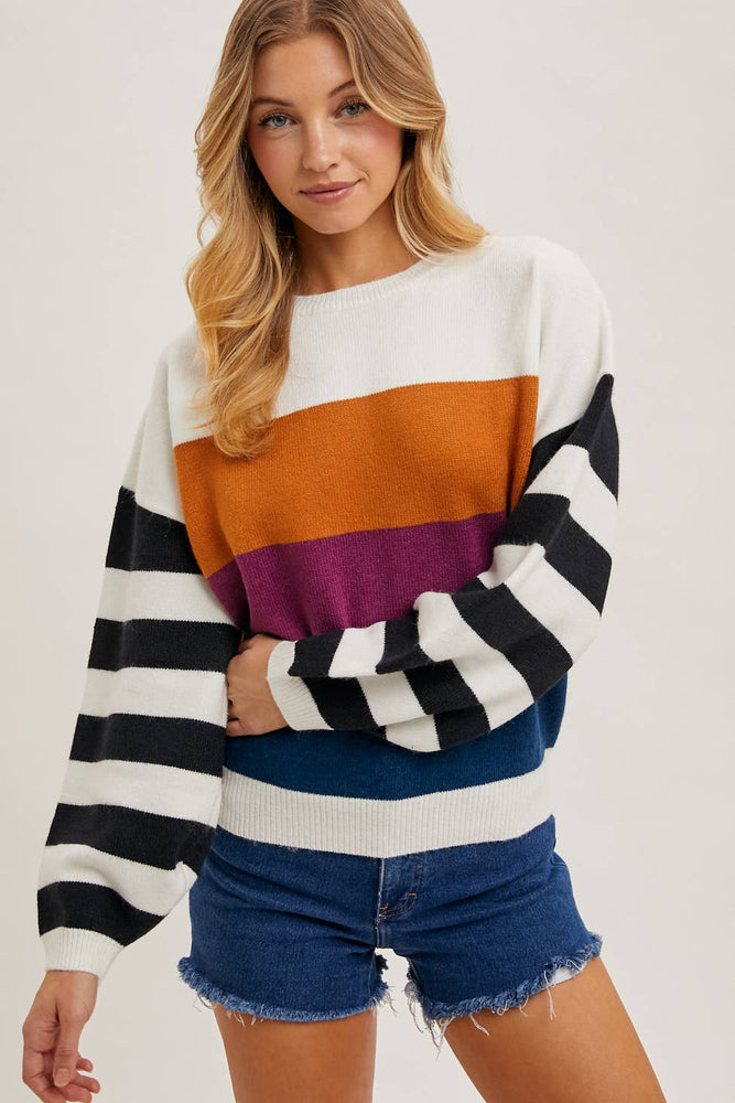 Color Block Sweater