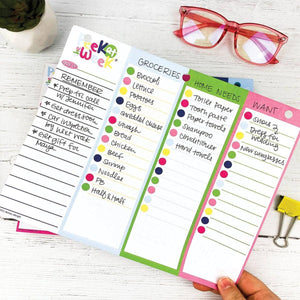 Peek at the Week® Weekly Planner Pad | Preppy 'n' Pink