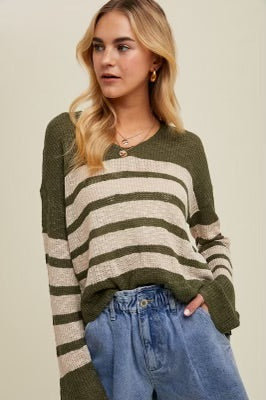 Noelle Olive Sweater