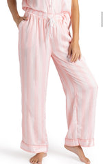 Hello Mello Slumber Party Satin Pajama Pants