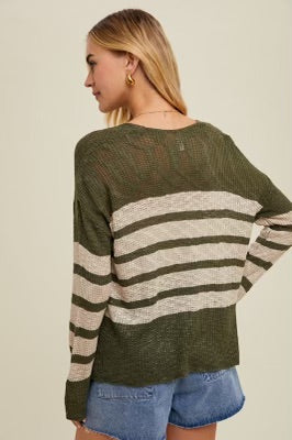 Noelle Olive Sweater