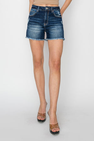 Risen Denim Shorts Dark Wash