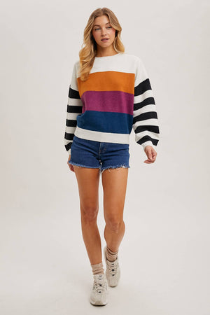 Color Block Sweater