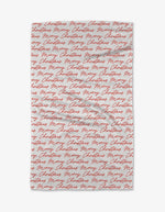 Christmas Greeting Tea Towel