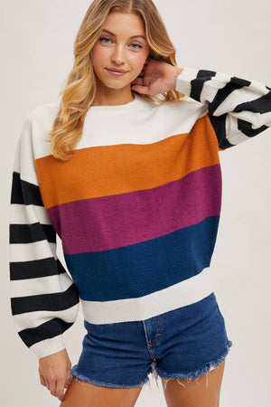 Color Block Sweater