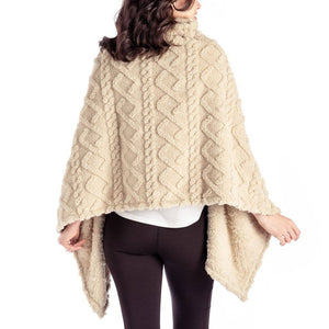 The Coziest Blanket Wrap by Hello Mello - Tan