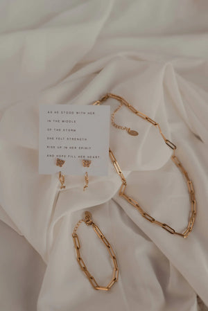 Strong + Full of Hope Earring Set