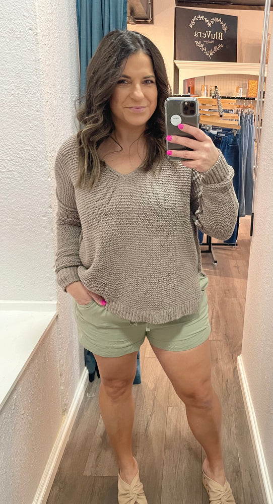 Parker Shorts - Light Olive