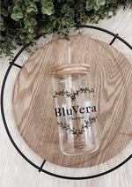 BluVera Boutique 16oz Glass Cup