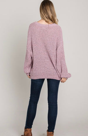 Soft and Lofty Lavender Sweater