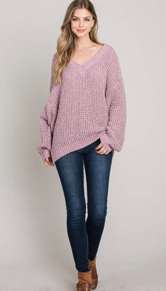 Soft and Lofty Lavender Sweater